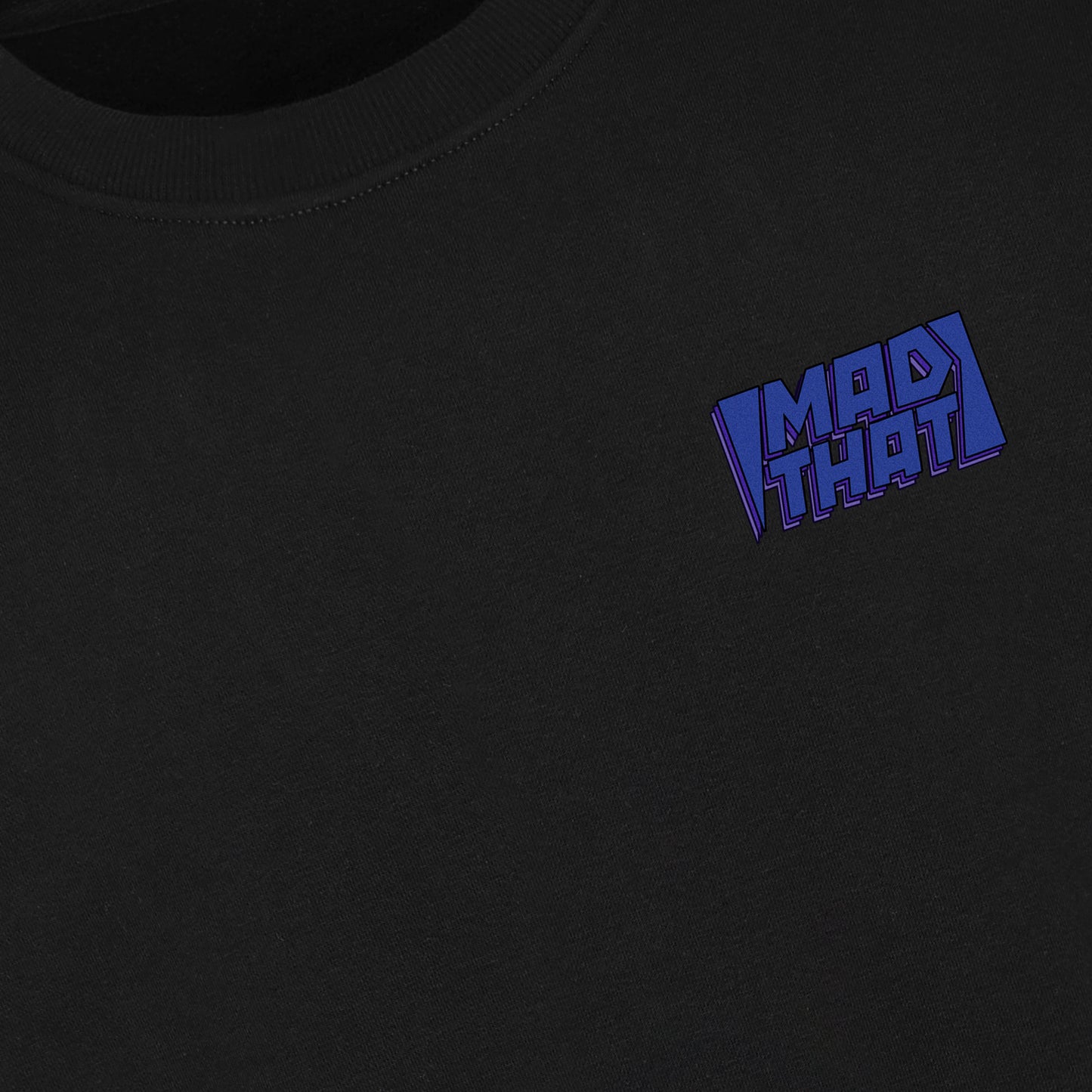 Mad That Left Pocket Logo Sweatshirt | Blue