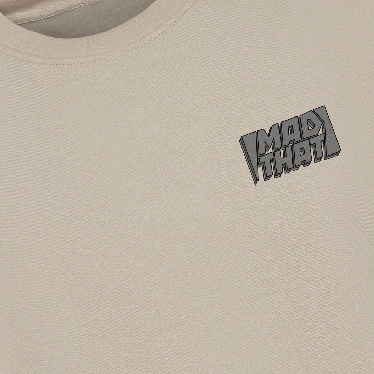 Mad That Left Pocket Logo Sweatshirt | Grey