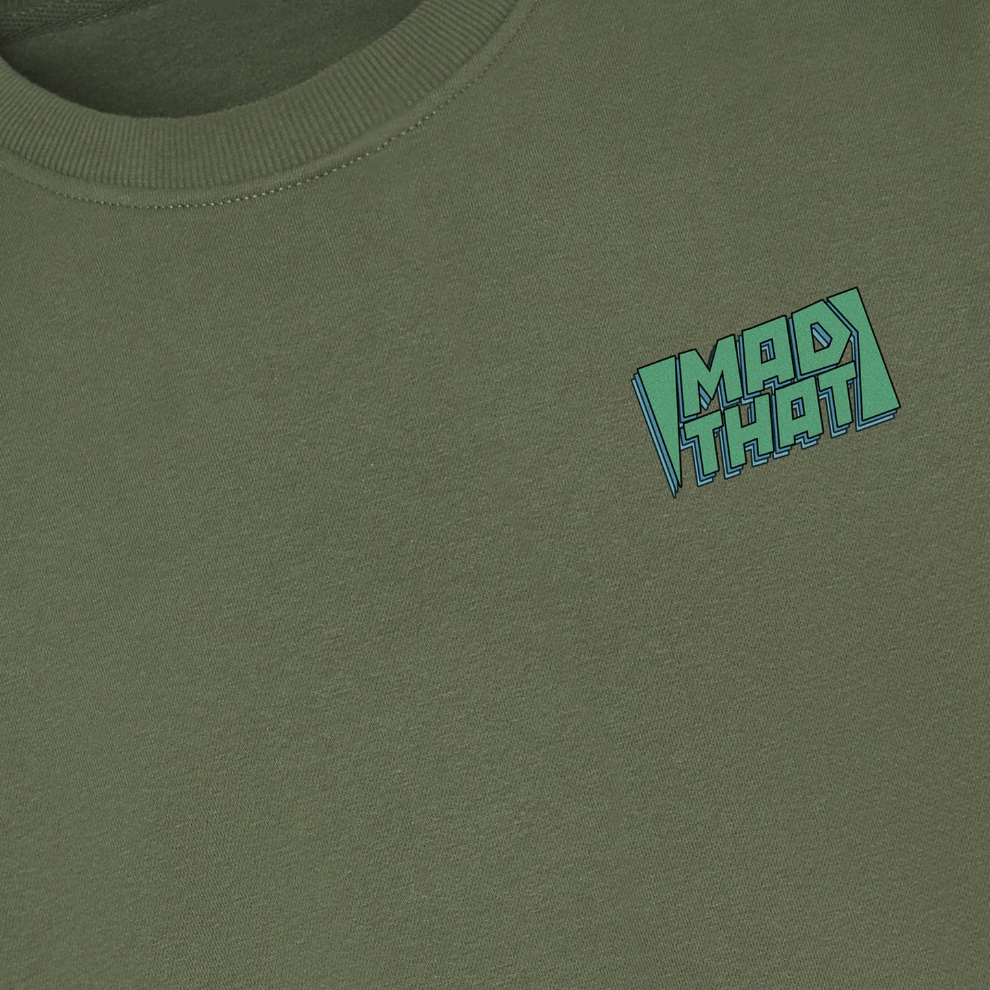 Mad That Left Pocket Logo Sweatshirt | Seafoam