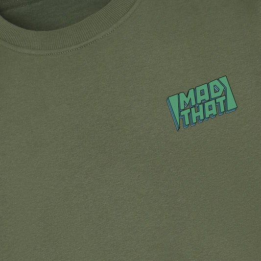 Mad That Left Pocket Logo Sweatshirt | Seafoam