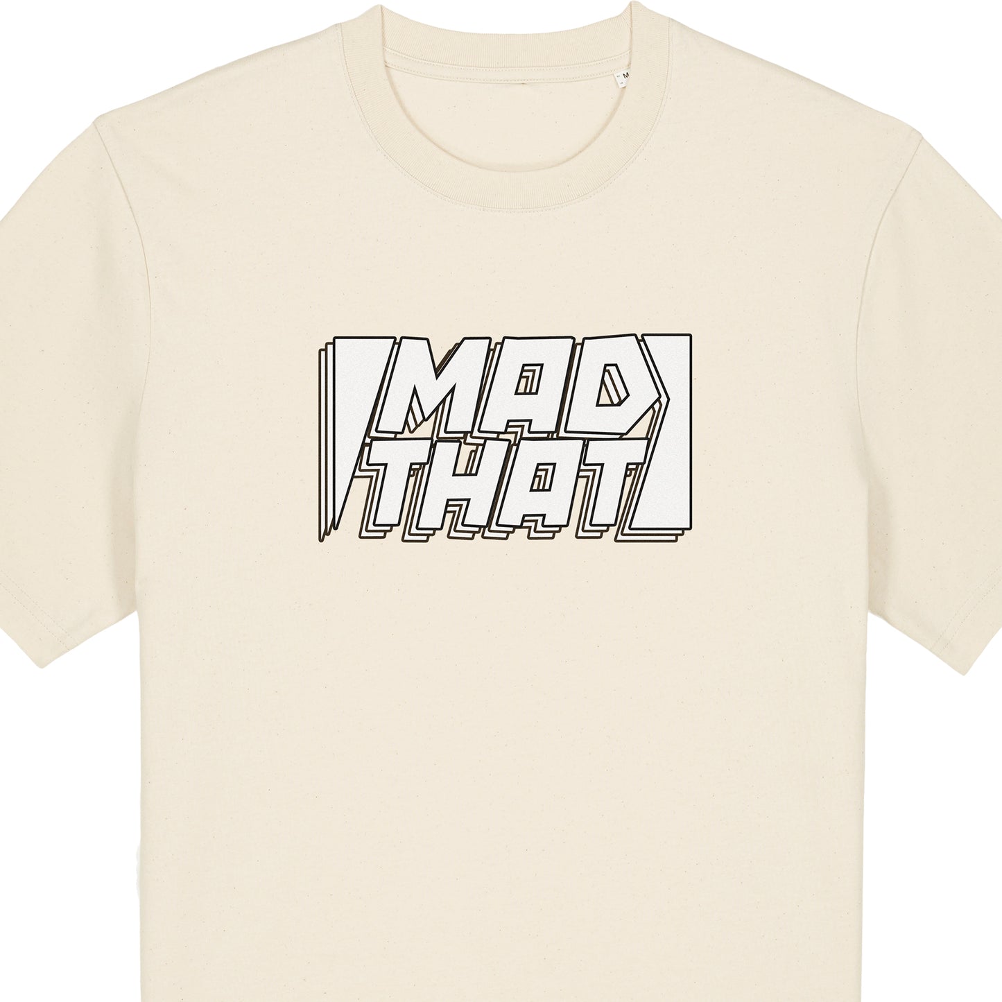 Mad That Full Chest Logo Tee | White Static