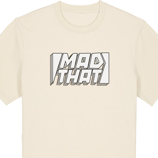 Mad That Full Chest Logo Tee | White Static