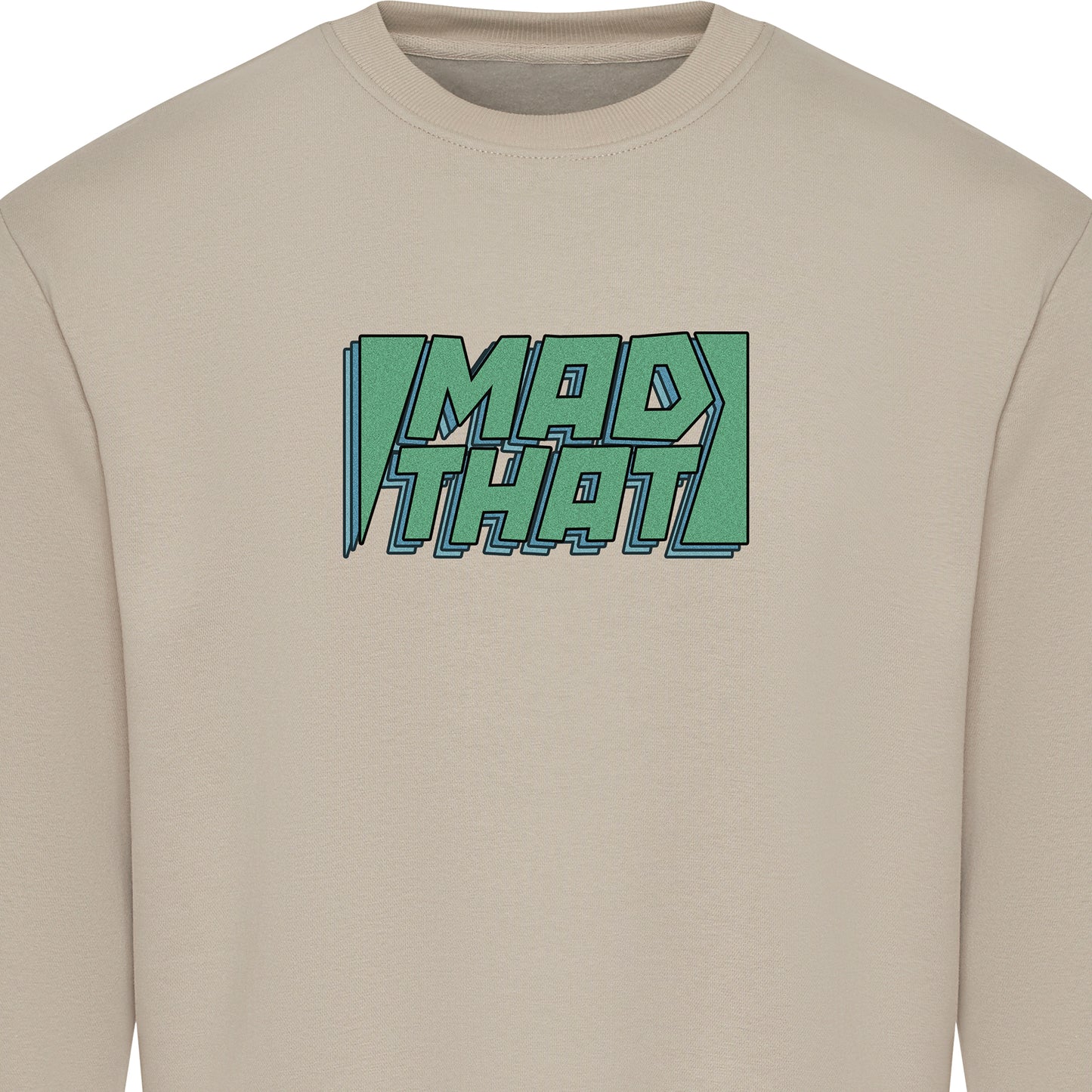 Mad That Full Chest Logo Sweatshirt | Seafoam