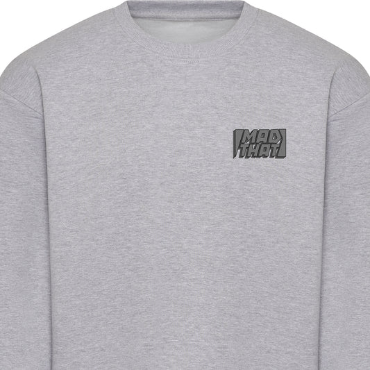 Mad That Left Pocket Logo Sweatshirt | Grey