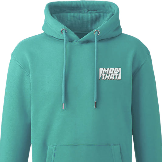 Mad That Left Pocket Logo Hoodie | White Static