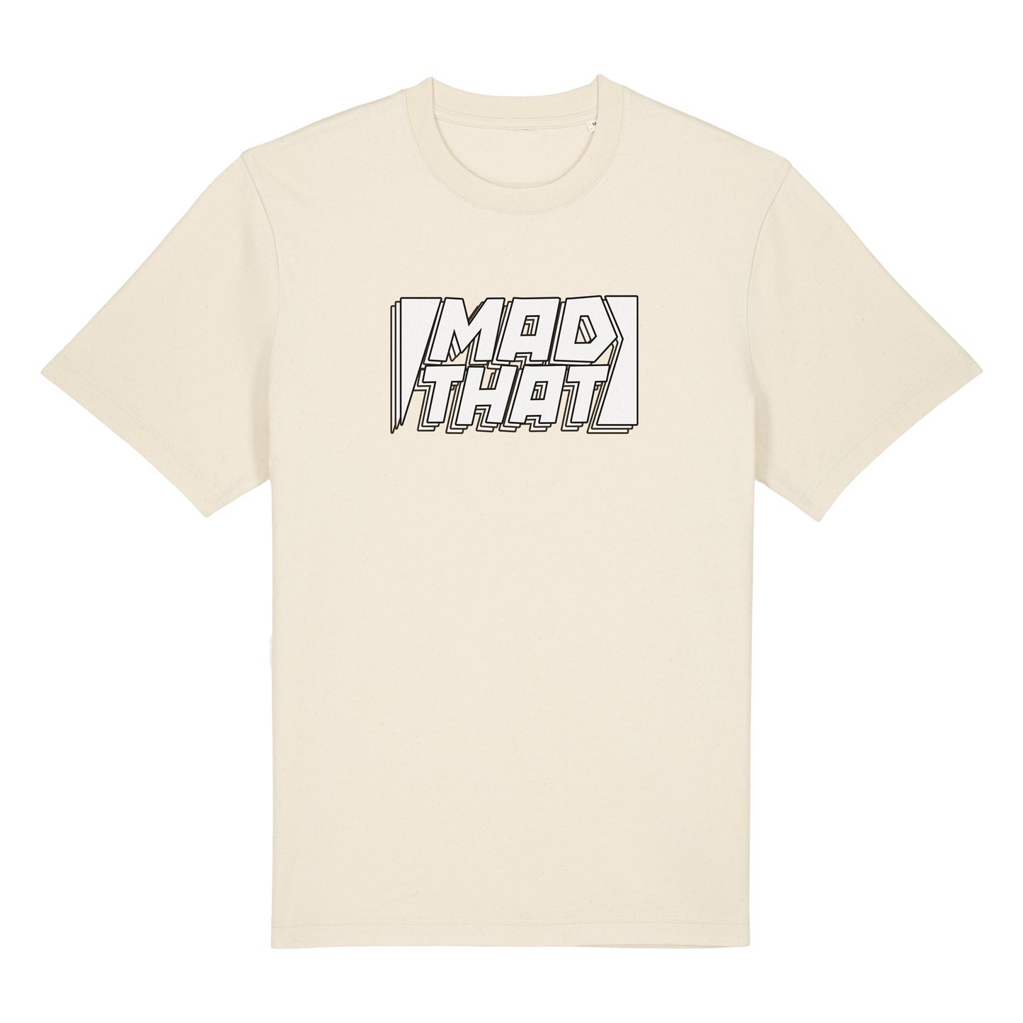 Mad That Full Chest Logo Tee | White Static