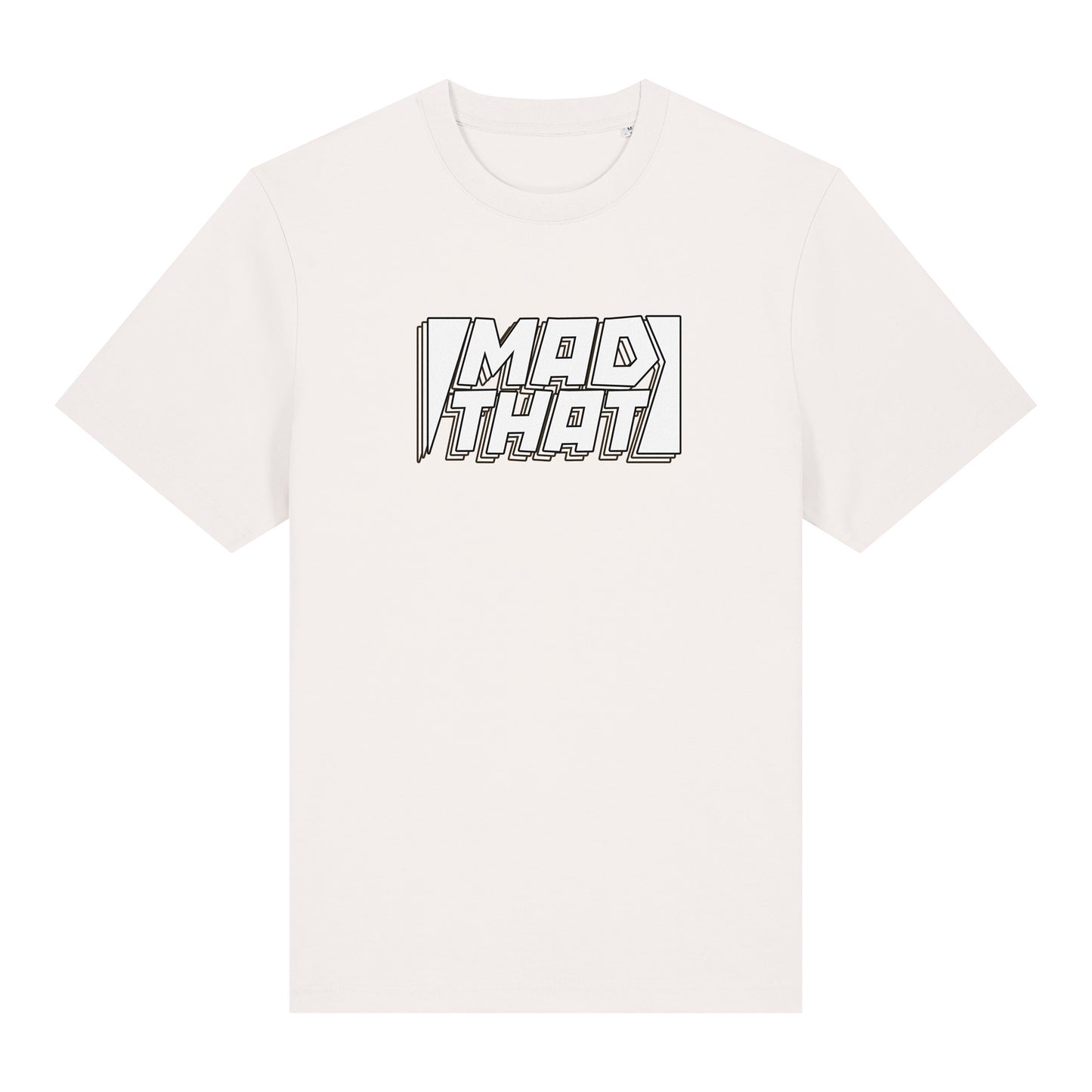 Mad That Full Chest Logo Tee | White Static
