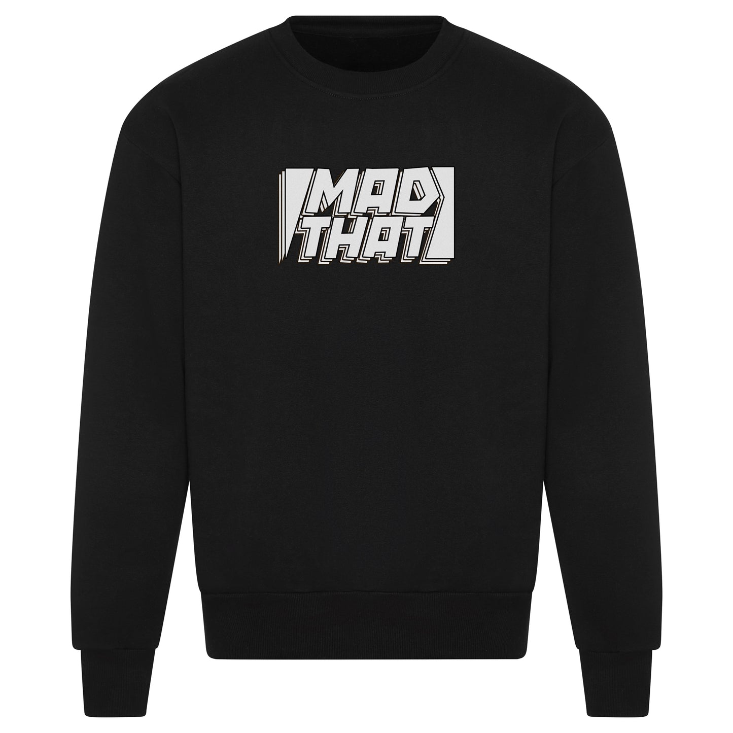 Mad That Full Chest Logo Sweatshirt | White Static