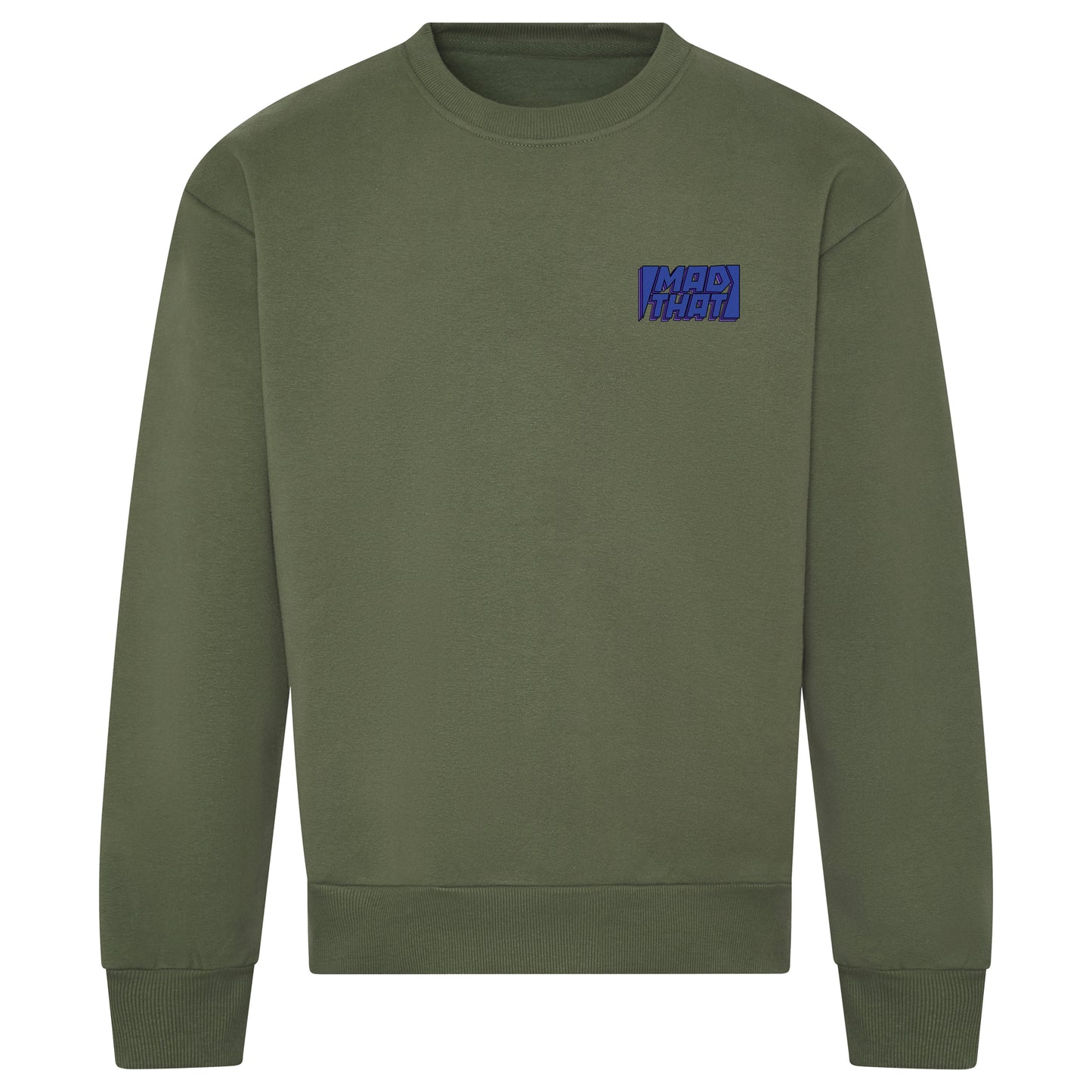 Mad That Left Pocket Logo Sweatshirt | Blue