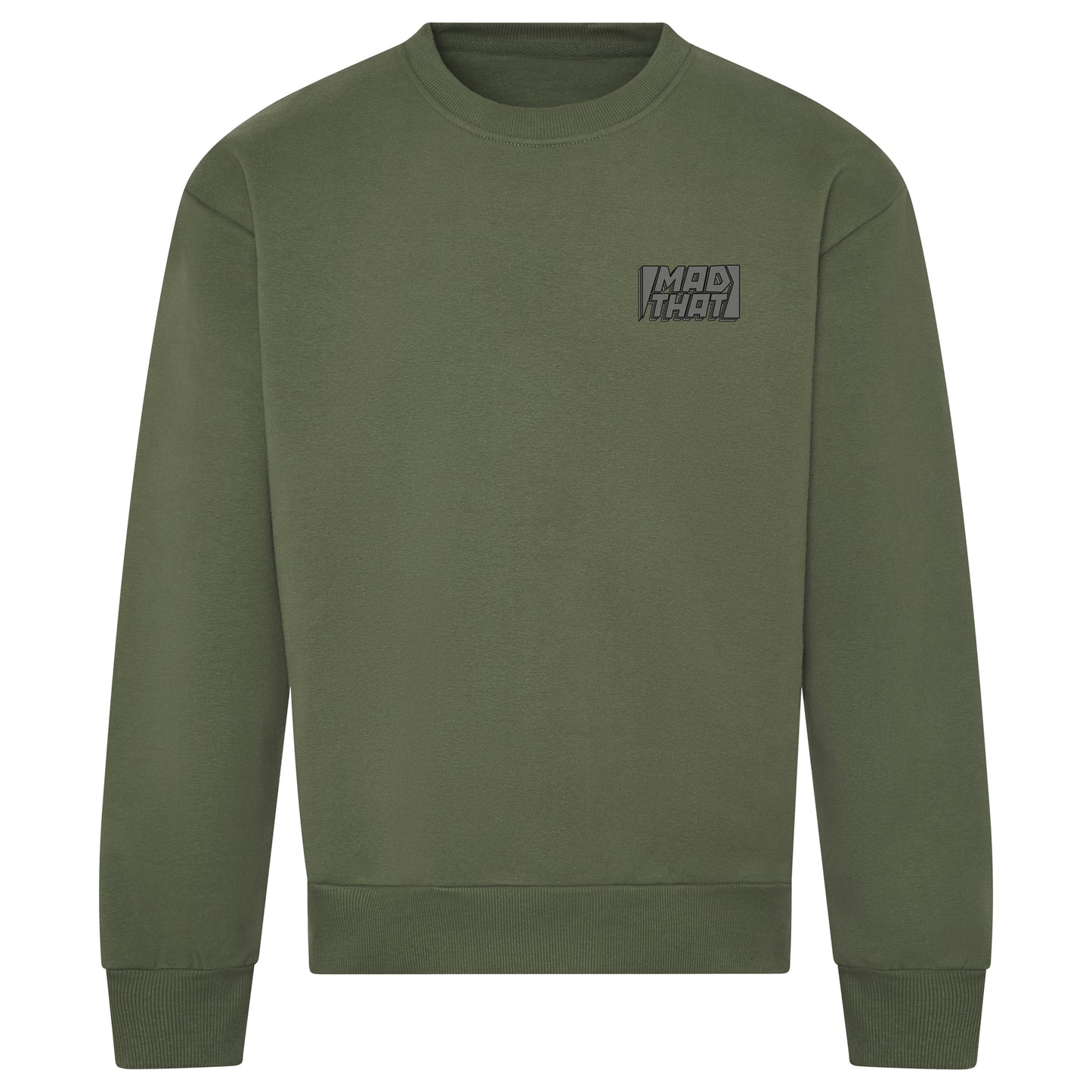 Mad That Left Pocket Logo Sweatshirt | Grey