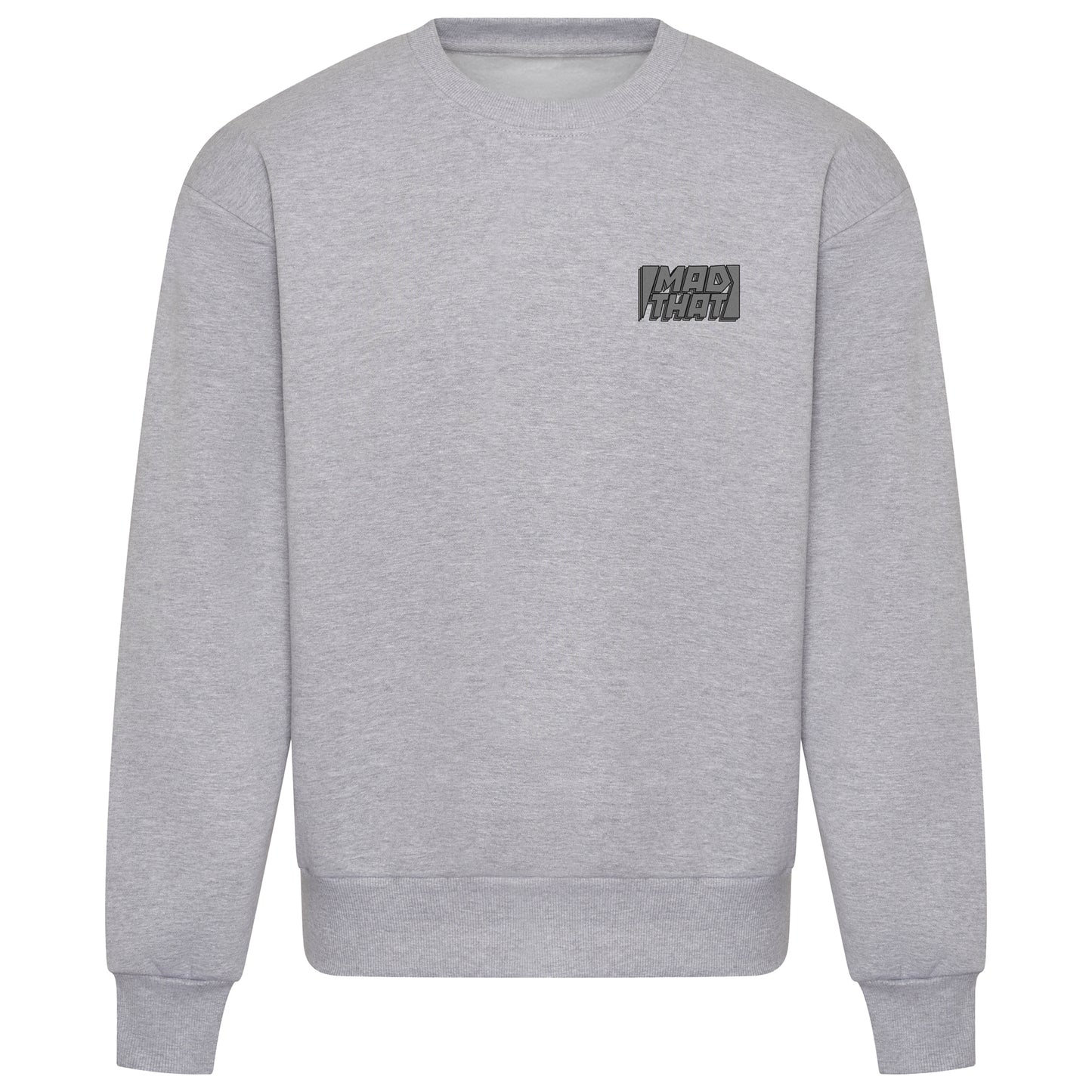 Mad That Left Pocket Logo Sweatshirt | Grey