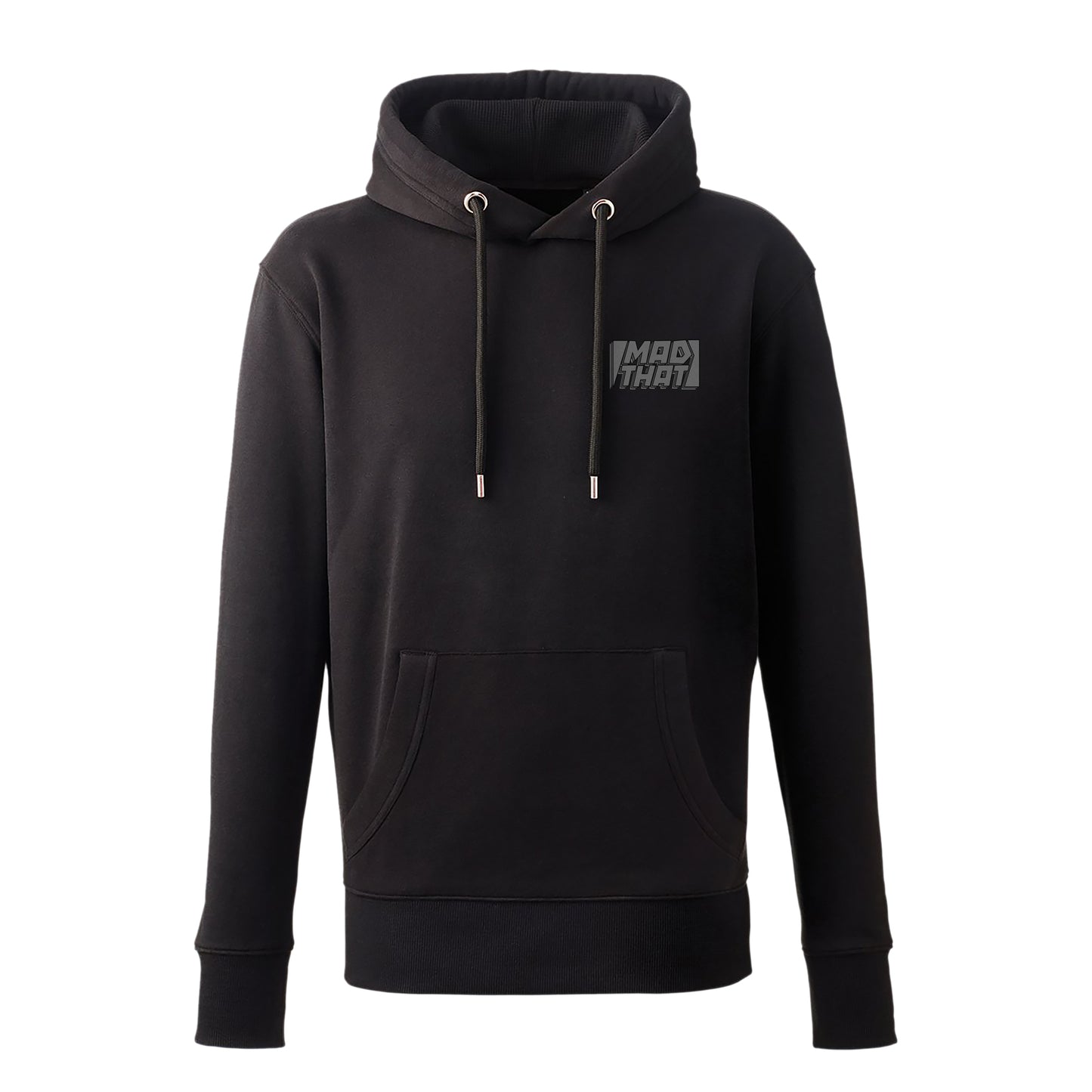 Mad That Left Pocket Logo Hoodie | Grey