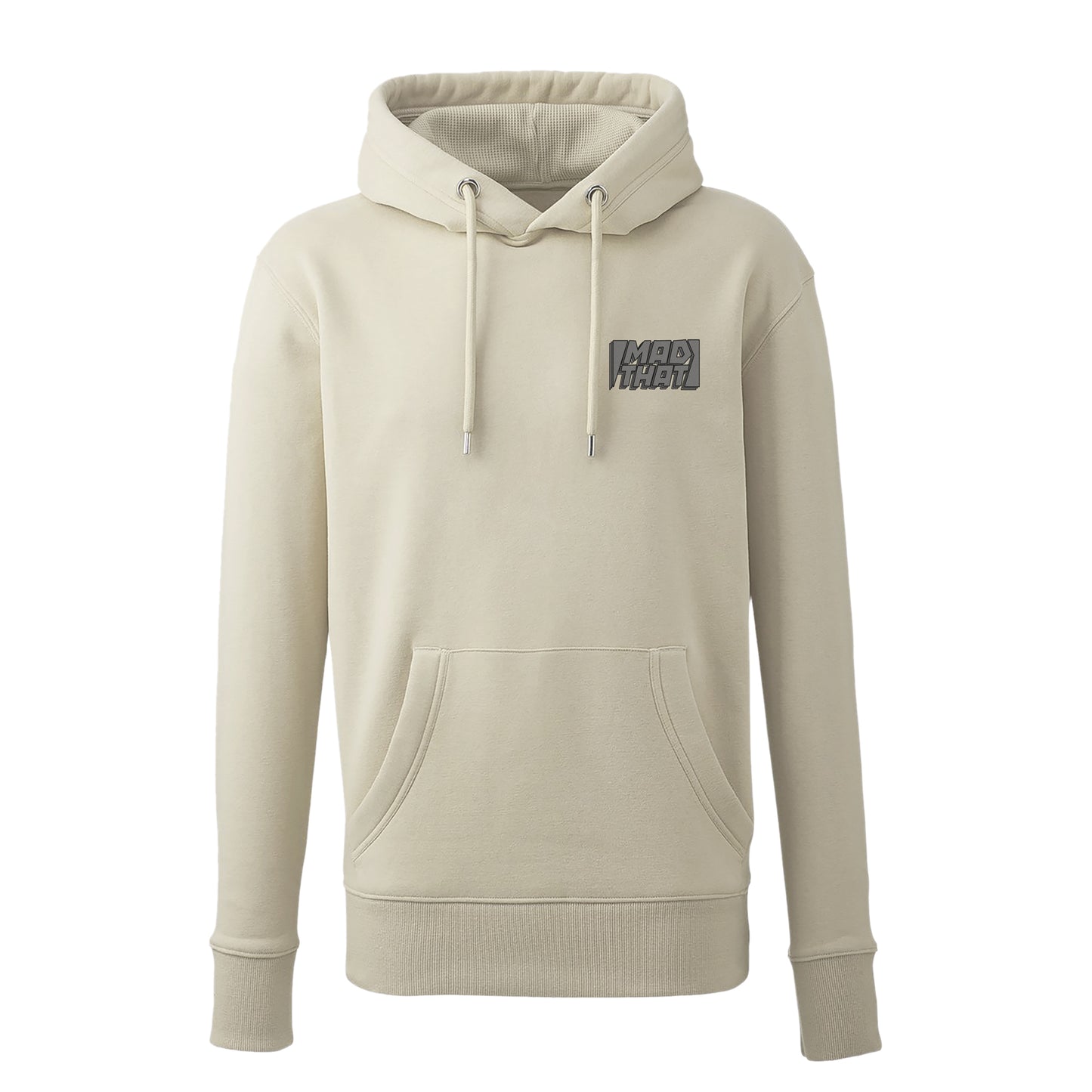 Mad That Left Pocket Logo Hoodie | Grey