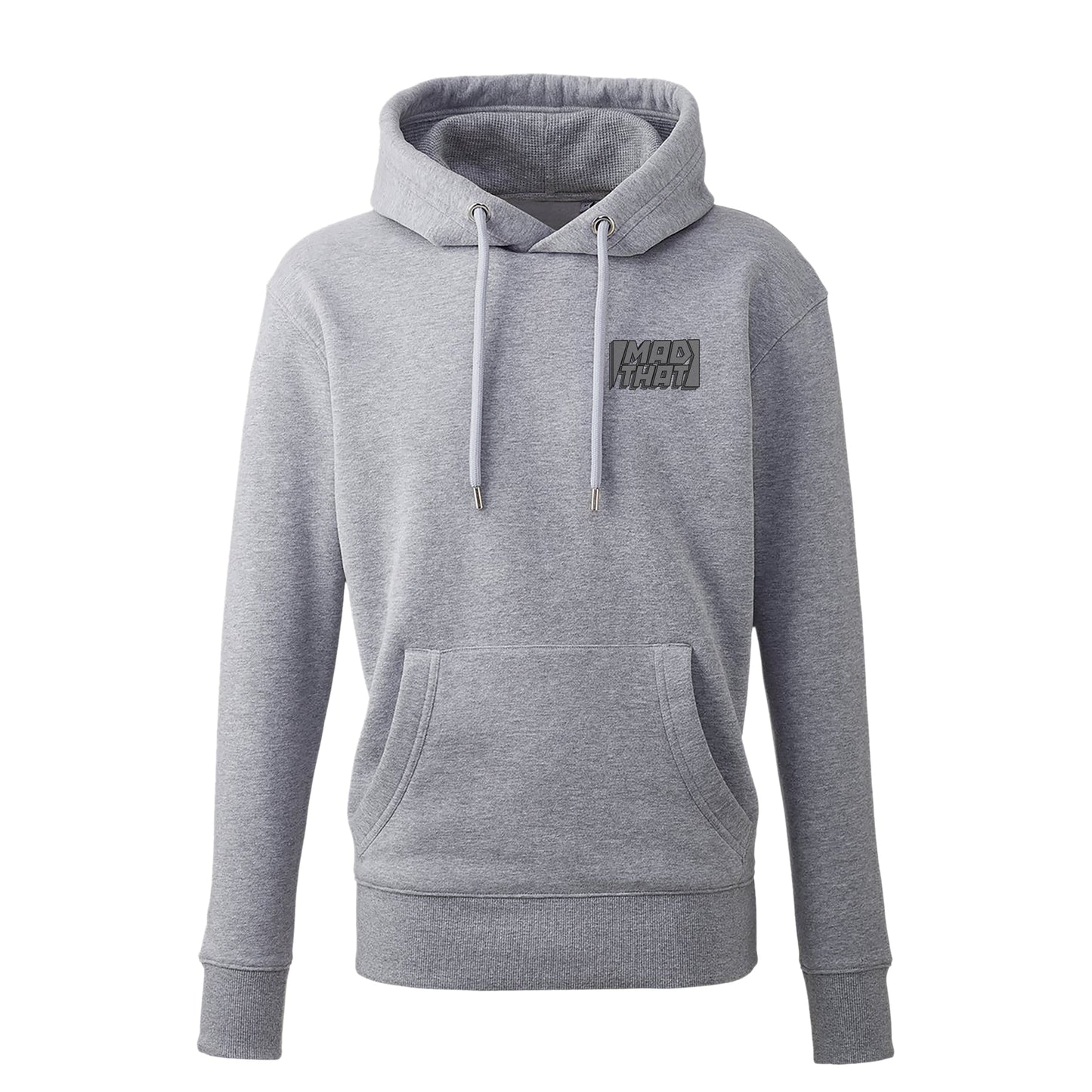 Mad That Left Pocket Logo Hoodie | Grey