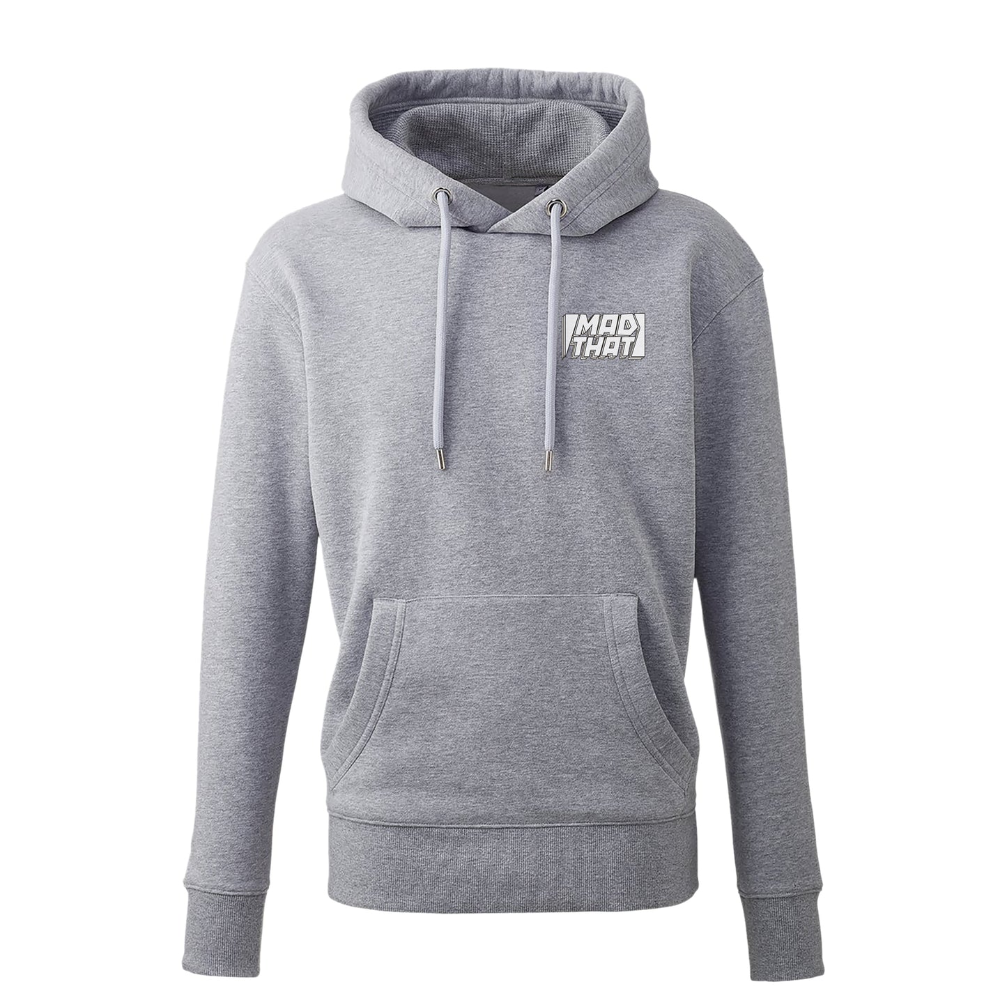 Mad That Left Pocket Logo Hoodie | White Static