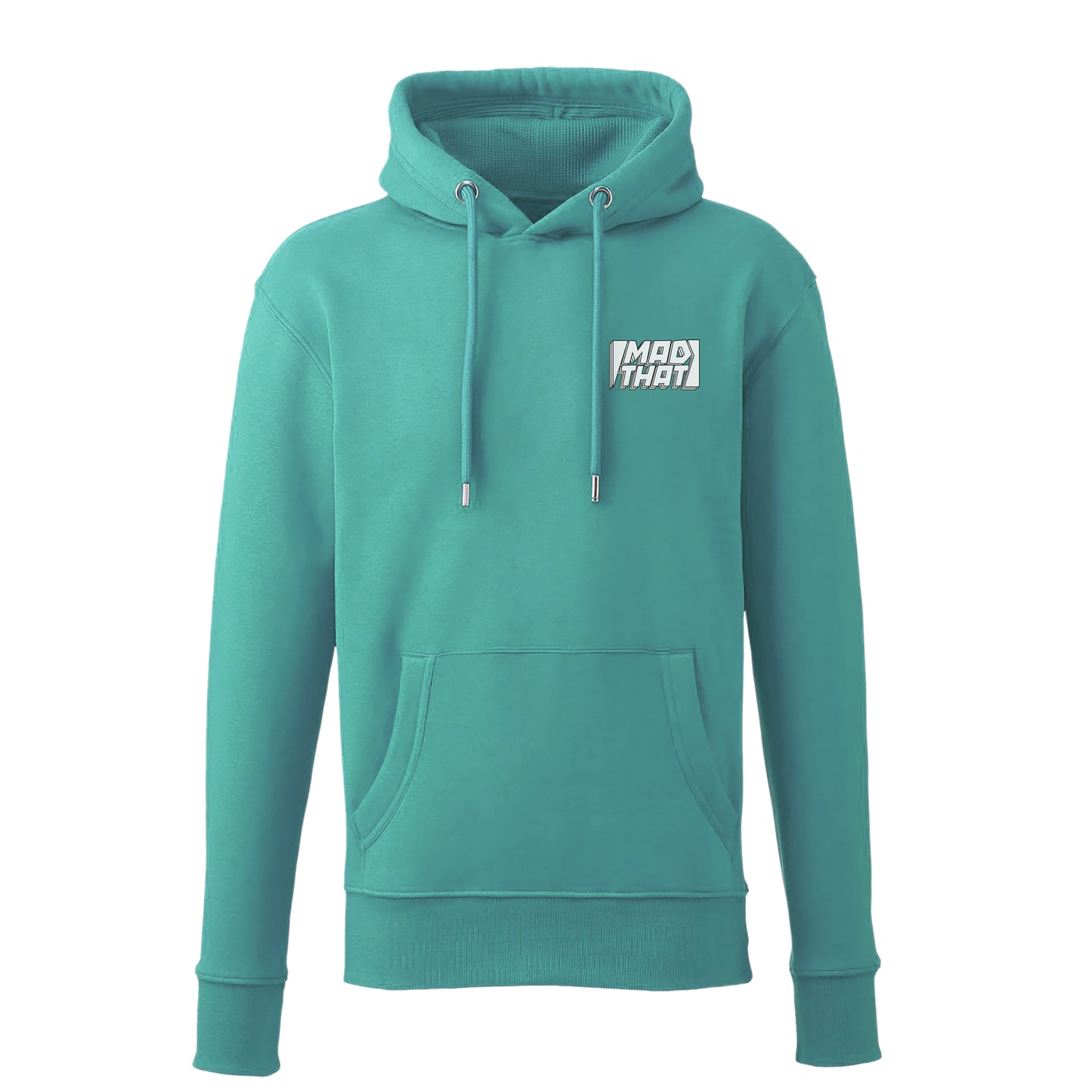 Mad That Left Pocket Logo Hoodie | White Static
