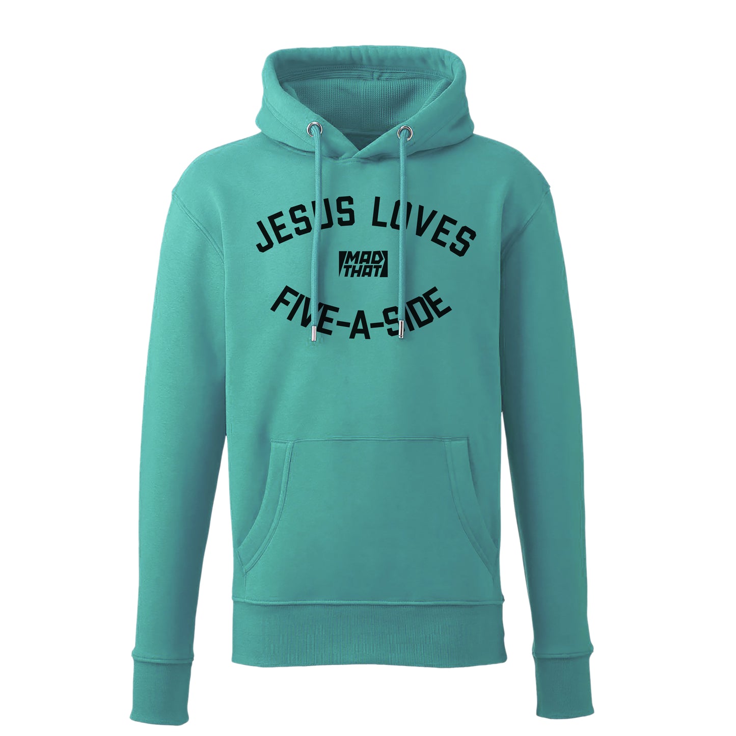 Jesus Loves Five-A-Side Hoodie