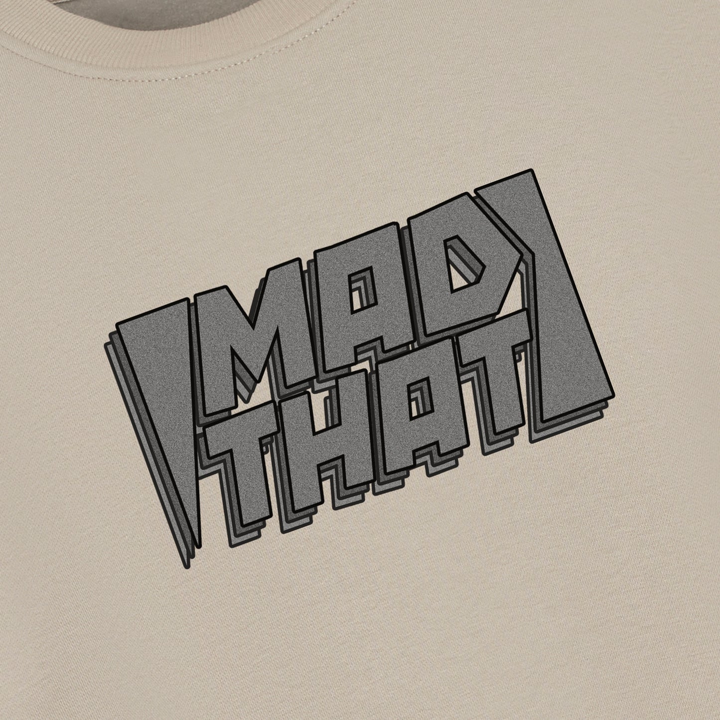 Mad That Full Chest Logo Sweatshirt | Grey