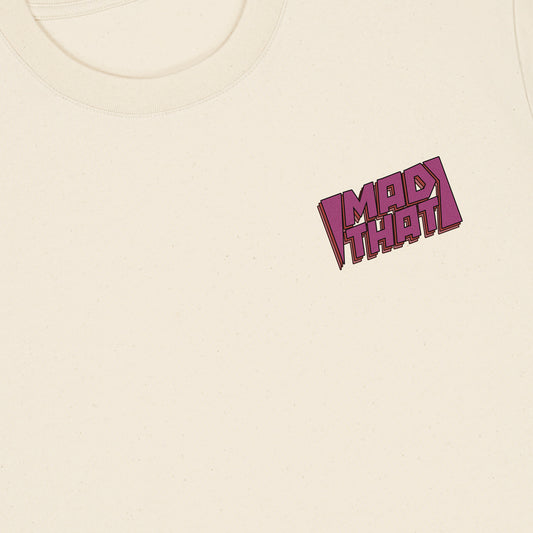 Mad That Left Pocket Logo Tee | Purple