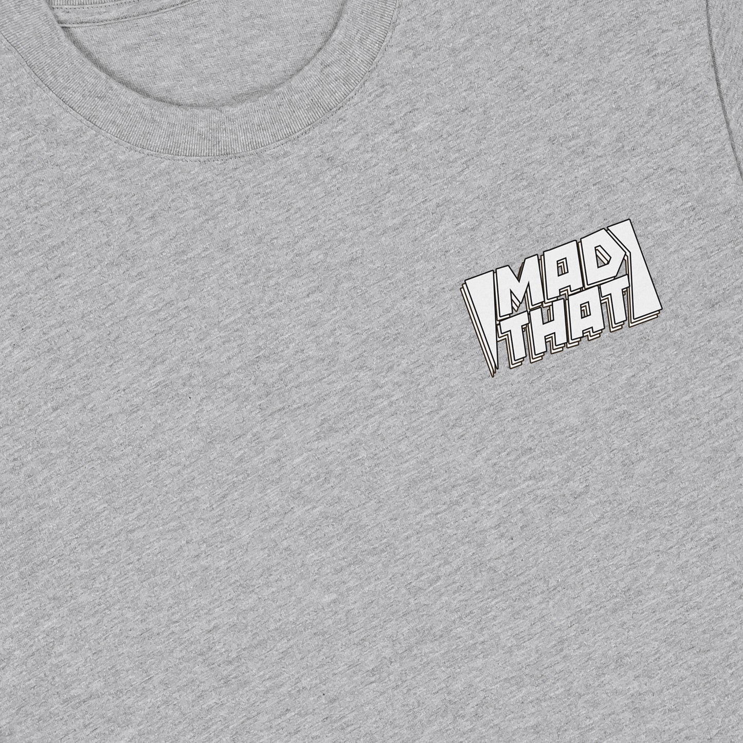 Mad That Left Pocket Logo Tee | White Static