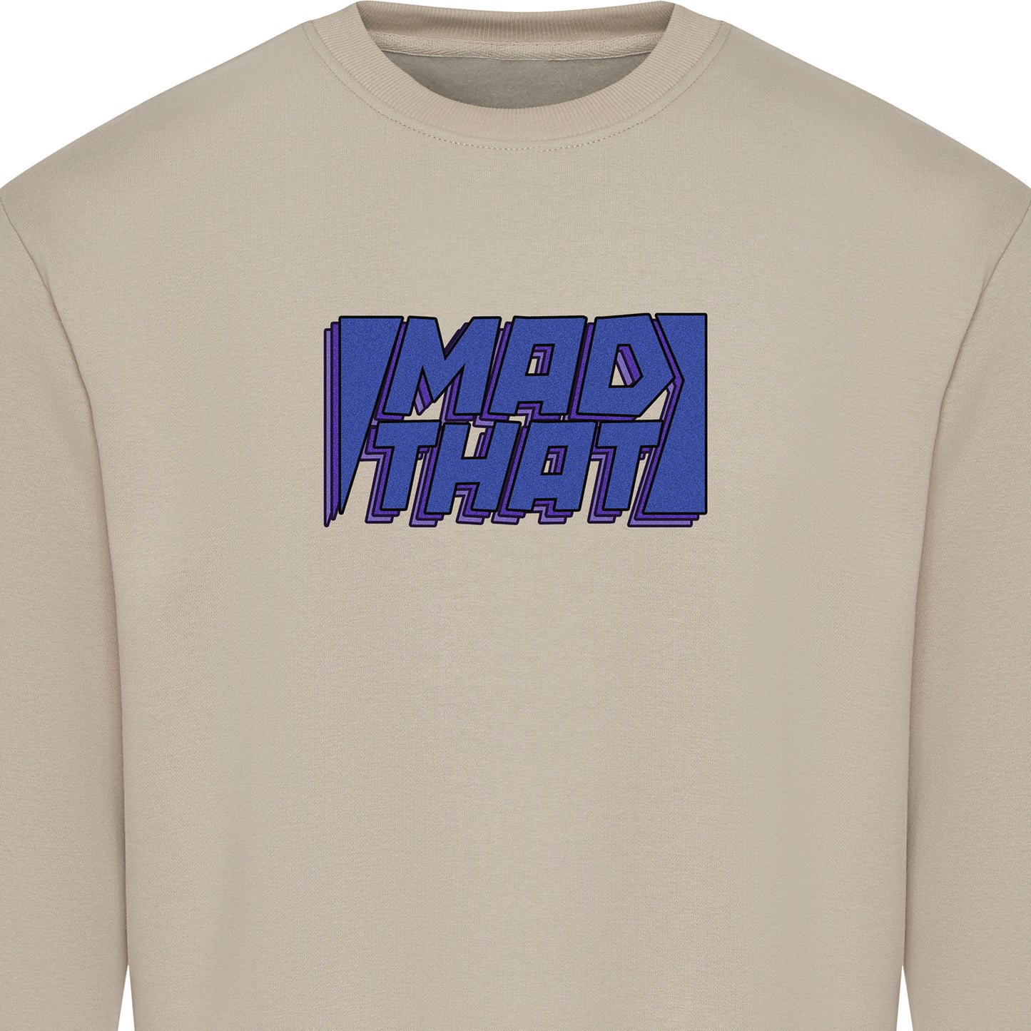 Mad That Full Chest Logo Sweatshirt | Blue