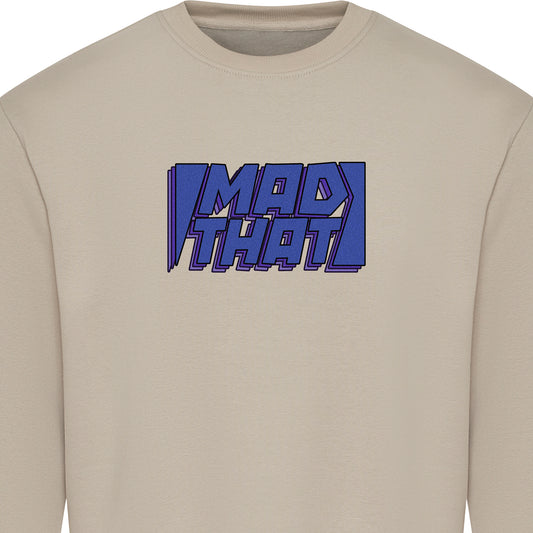 Mad That Full Chest Logo Sweatshirt | Blue