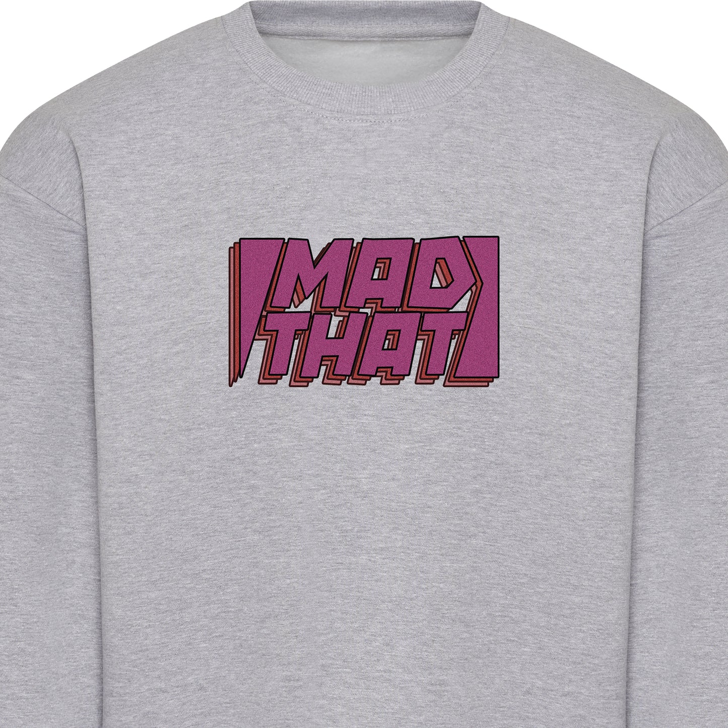 Mad That Full Chest Logo Sweatshirt | Purple