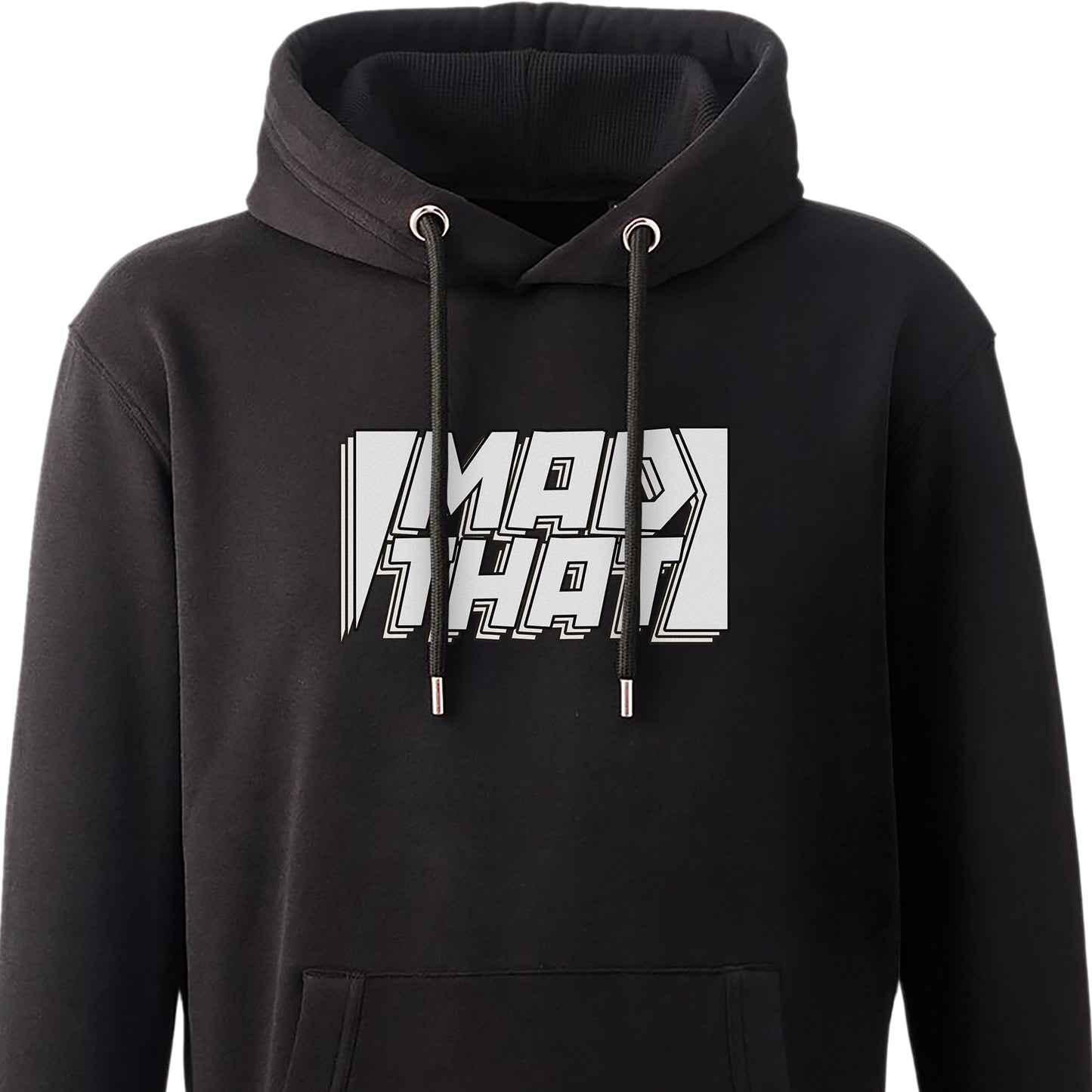 Mad That Full Chest Logo Hoodie | White Static