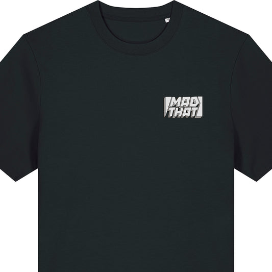 Mad That Left Pocket Logo Tee | White Static