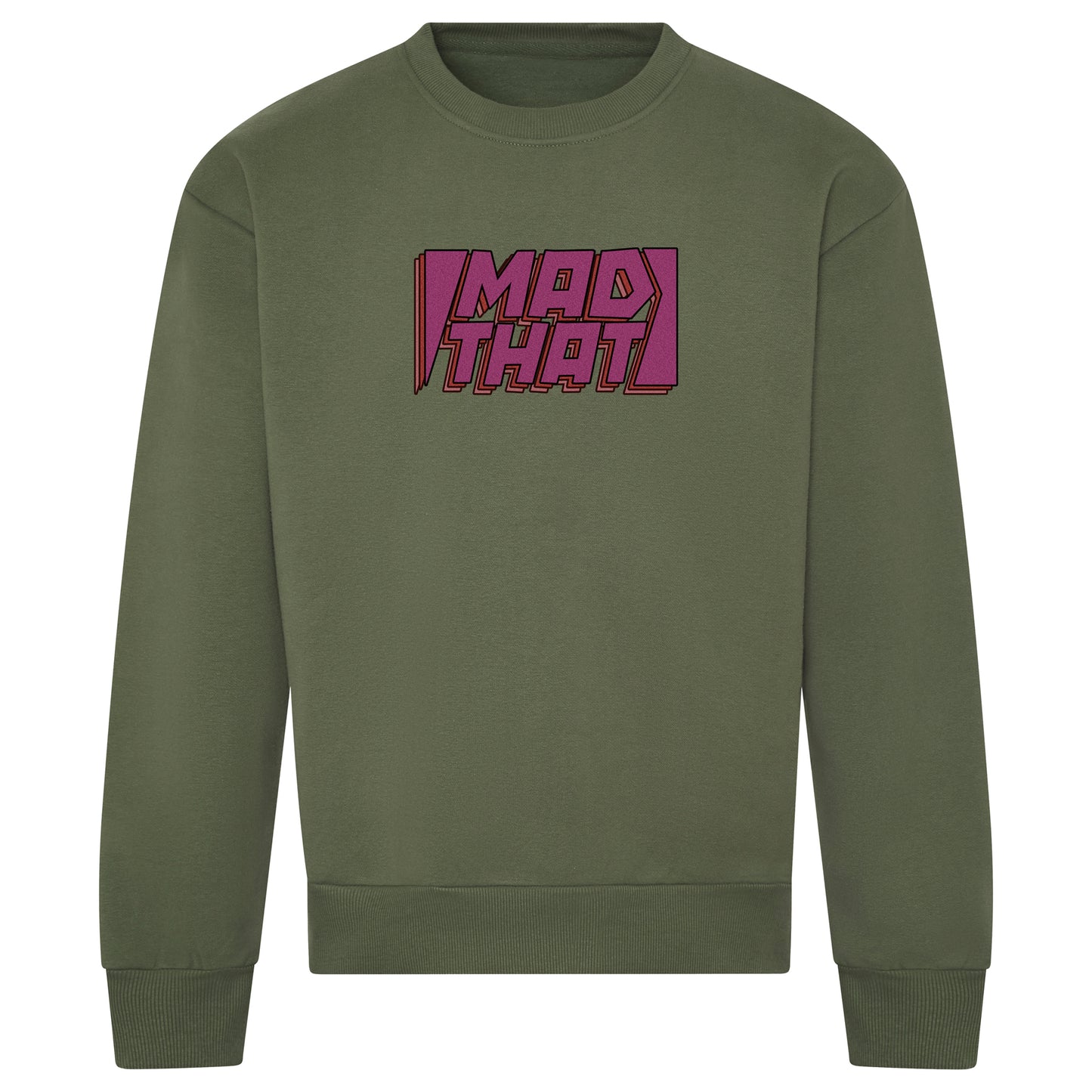 Mad That Full Chest Logo Sweatshirt | Purple