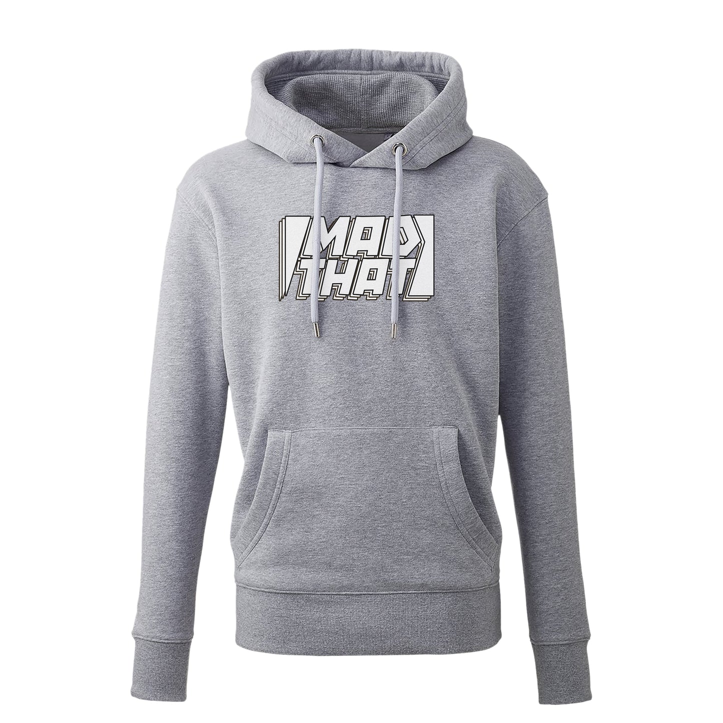 Mad That Full Chest Logo Hoodie | White Static