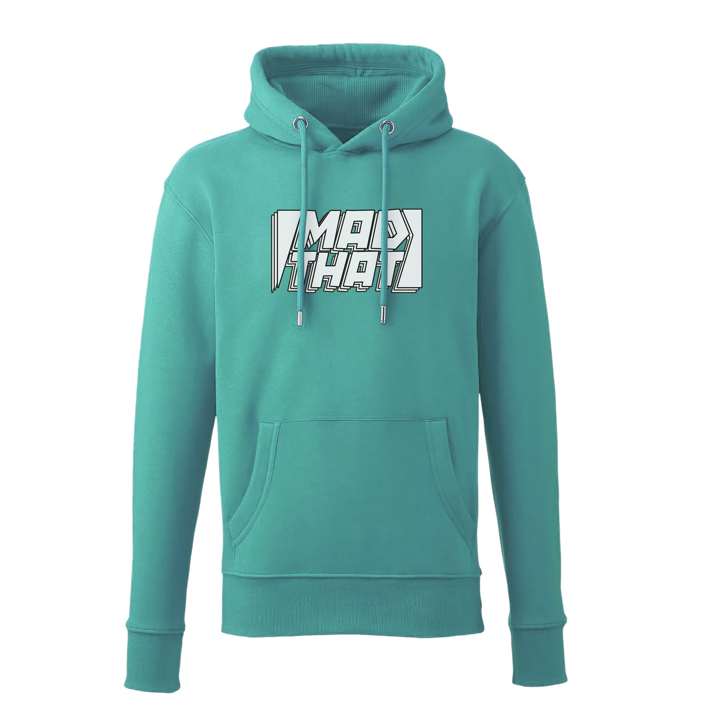 Mad That Full Chest Logo Hoodie | White Static