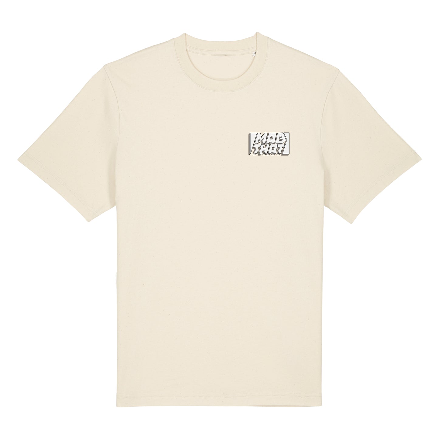 Mad That Left Pocket Logo Tee | White Static