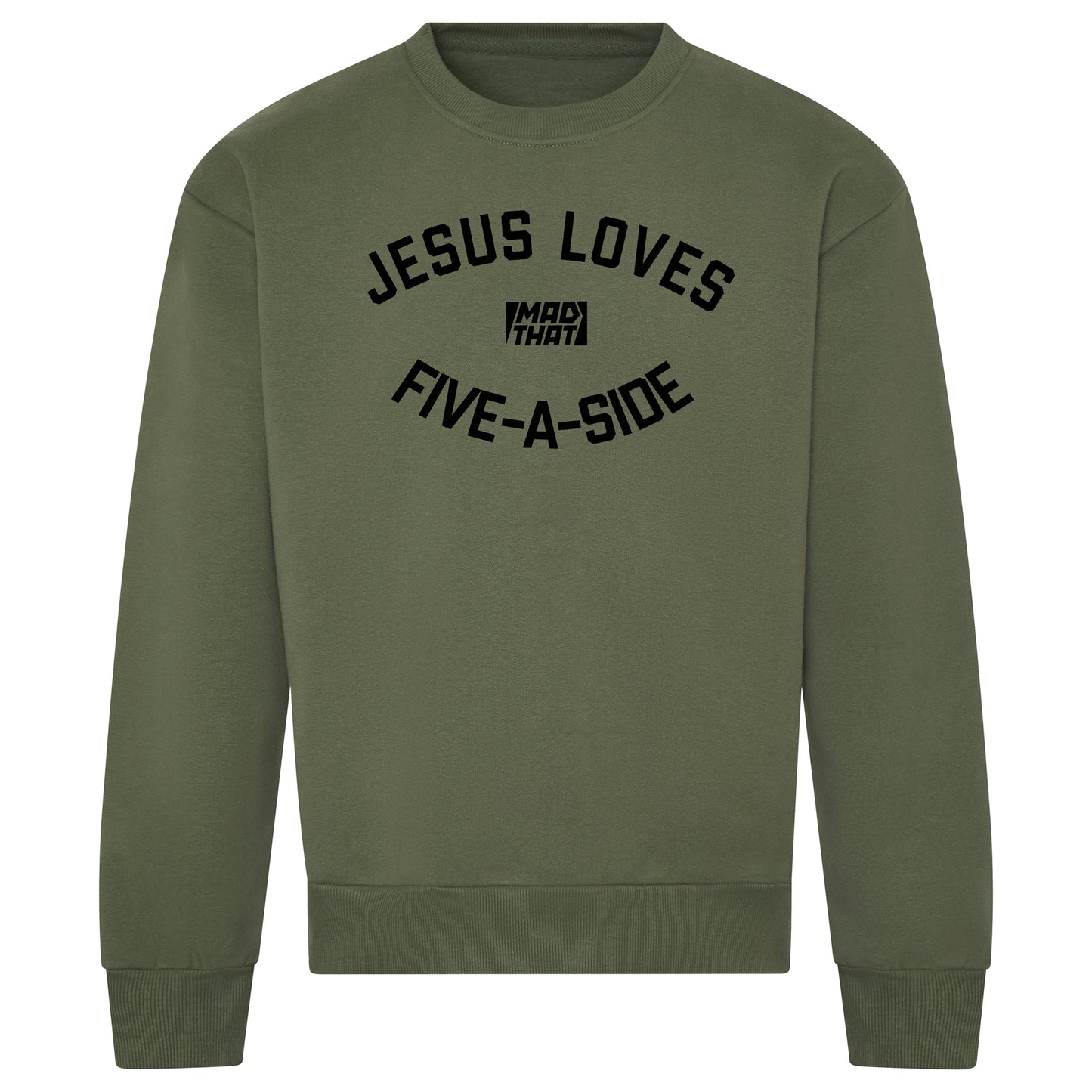 Jesus Loves Five-A-Side Sweatshirt