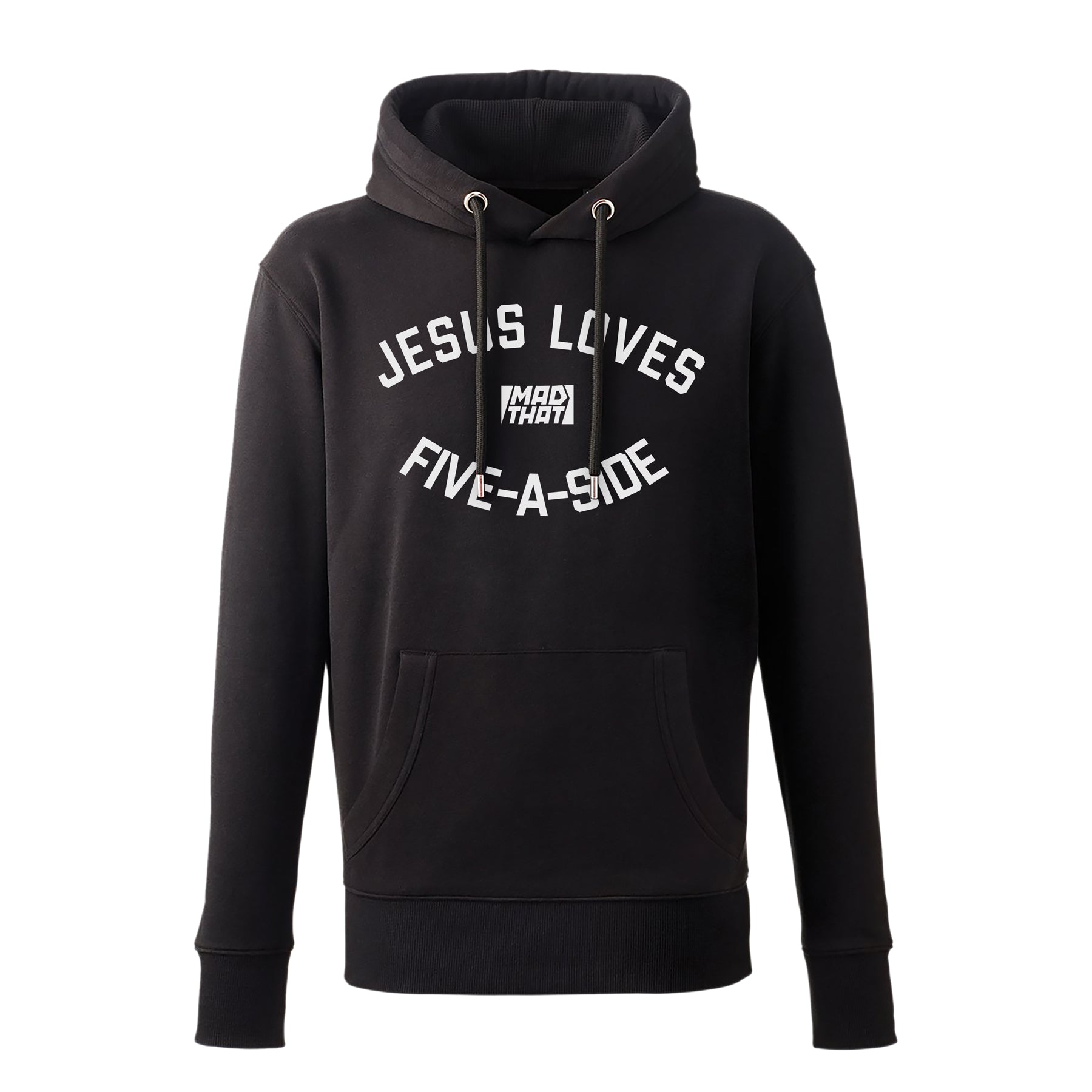 Jesus Loves Five-A-Side Hoodie – Have A Word Pod